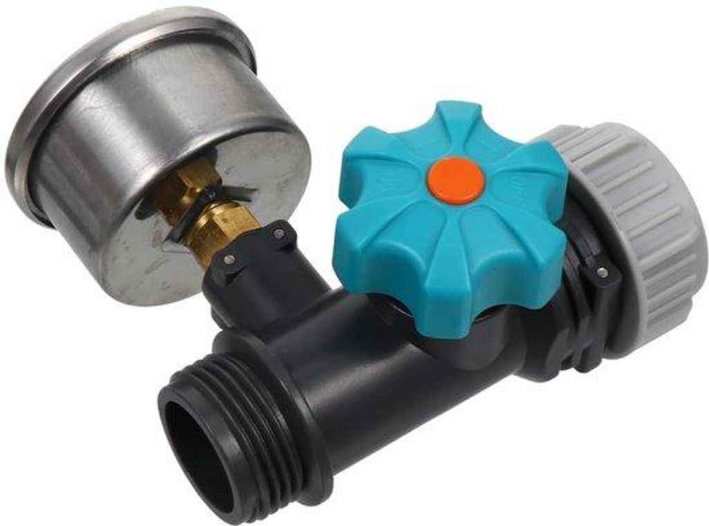 Gartendruckregler - Mit Manometer und automatischer Adapter, Gartenbewässerung