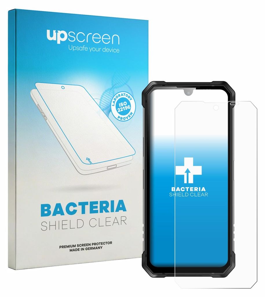 upscreen Schutzfolie für Lagenio Rhino 1 Pro Displayschutz Displayschutzfolie Folie Klar antibakteriell