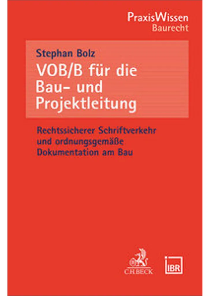 Guide VOB/B Expert pour Management de Projet et Pilotage de Chantier