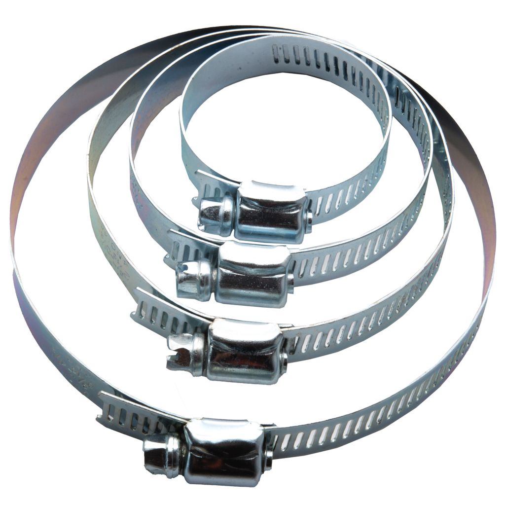 Edelstahl Schlauchschellen – 4 Stück – Größe 91–114 Mm – Für Schläuche, Rohre & Kabel