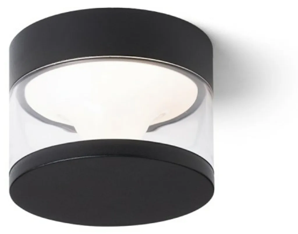 Plafonnier LED Extérieur Noir IP65 Brenda Rendl 9W Luminaire Rond