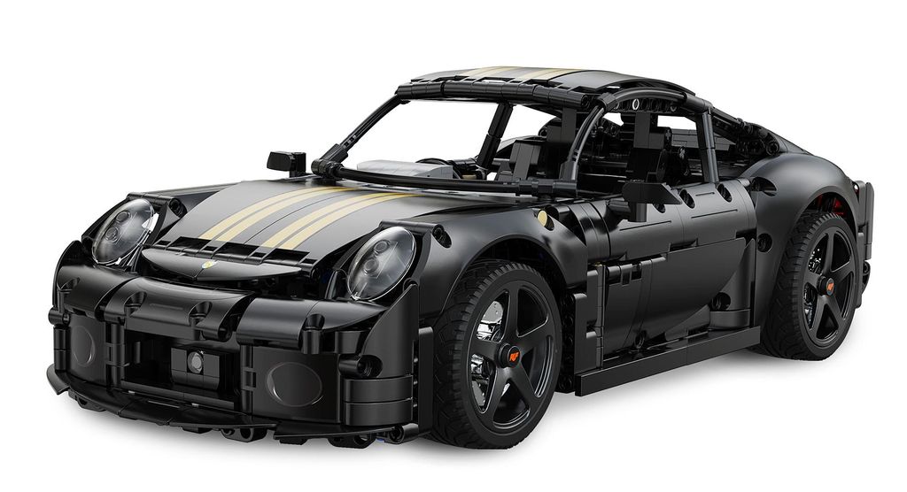 CaDA RUF GT 1:10 schwarz Bricks