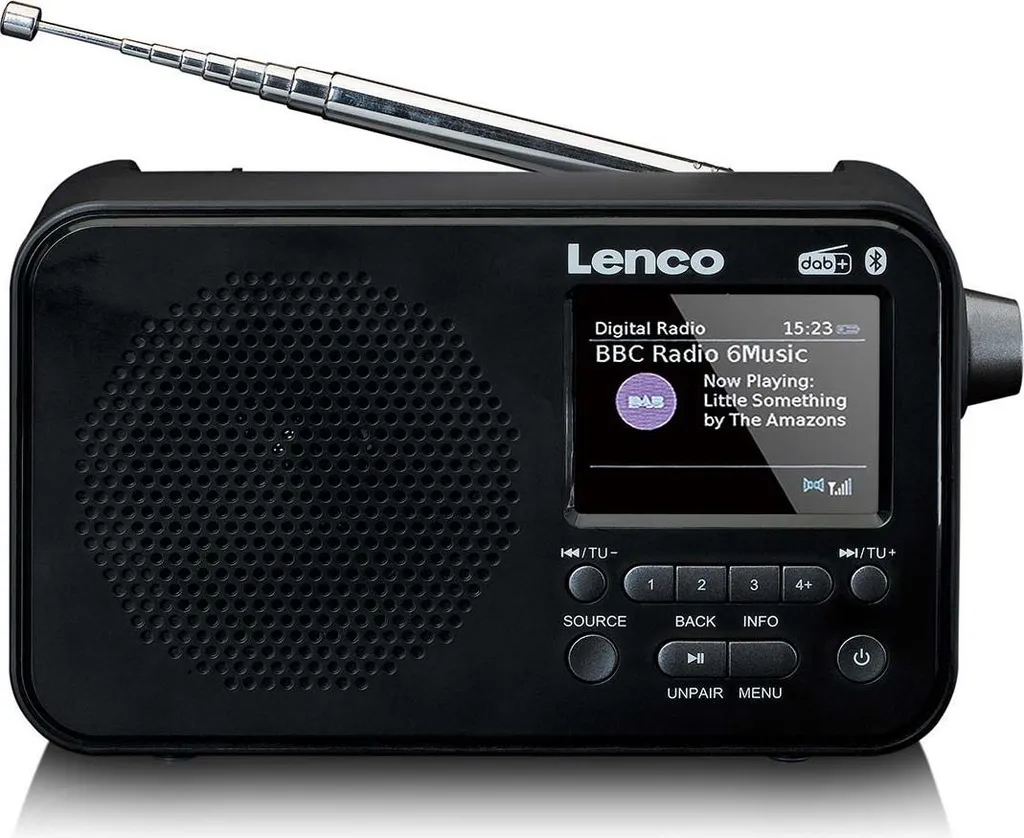 Poste radio DAB+ Lenco PDR-036BK pour écouter vos musiques en Bluetooth