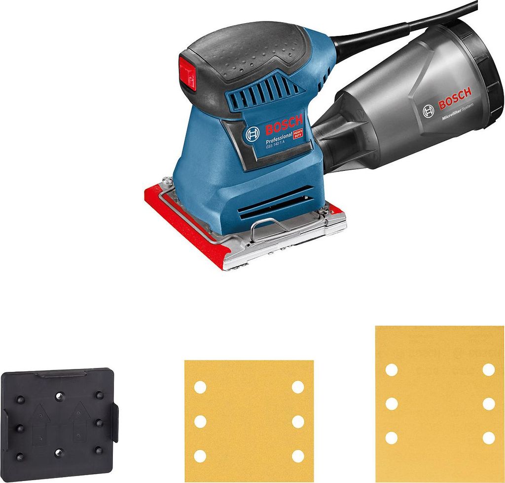 Bosch GSS 140-1 A Professional, Schwingschleifer, Velcro, Produktbild 