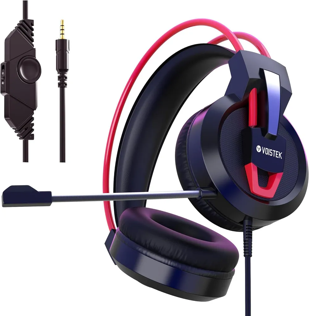Cuffie Gaming Over-Ear Surround 7.1 - Audio 3D Immersivo e Comfort Pro