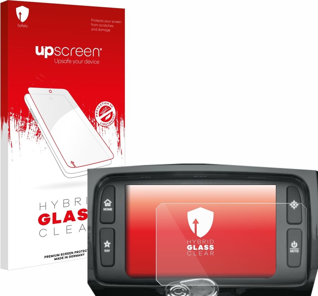 upscreen Schutzglas für Harley Davidson Boom Box 6.5 Schutzfolie Panzer Folie Glas Display Schutz klar