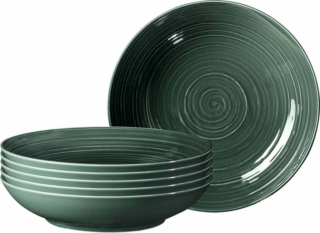 Seltmann Weiden Terra Pastateller ø 26 cm moosgrün 6er Set