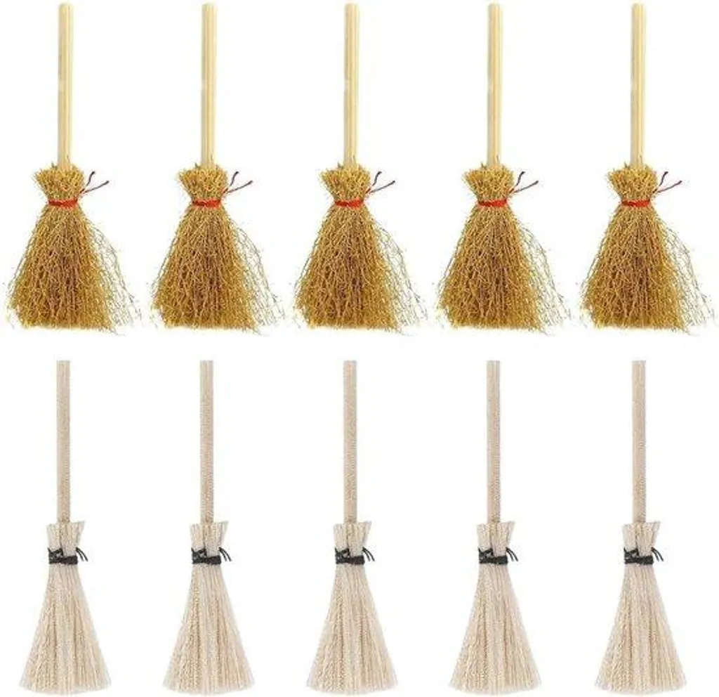 Décoration de table Halloween : Lot de 10 mini baguettes de sorcier
