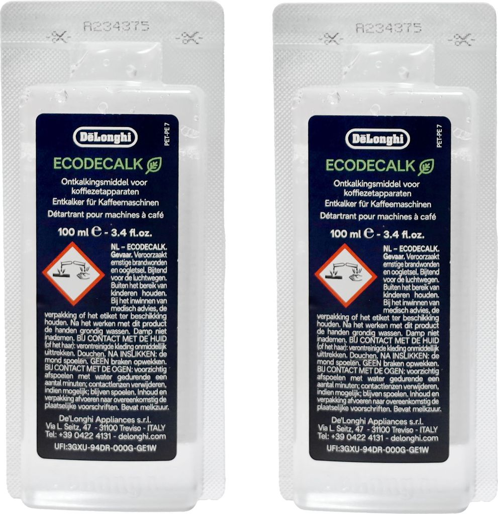 DeLonghi AS00006349,AS00006556,DLSC200 2x100ml. Produktbild 