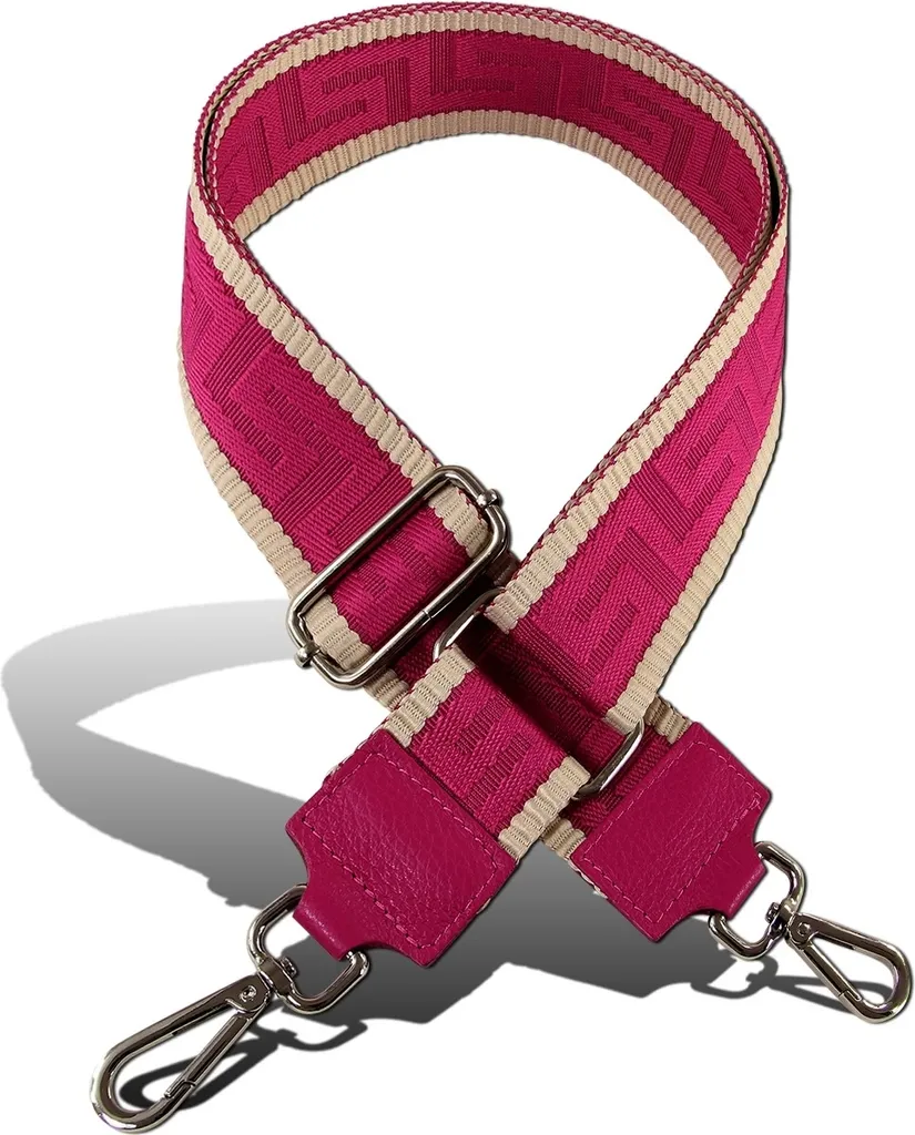 Cinghia Borsa Boho Rosa Beige Florence D2OGF001JP | Tela e Vera Pelle