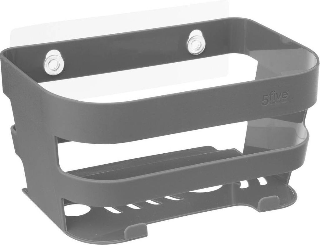 Regal mit saugnäpfen "bath n store" grau - 5 five simply smart