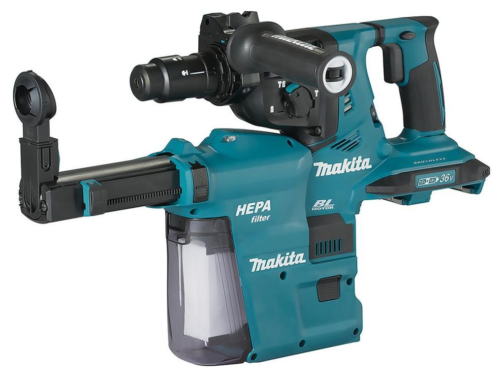 Makita DHR283ZWJU, SDS Plus, Čierna, Modrá, Bezkartáčový Obrázok produktu 