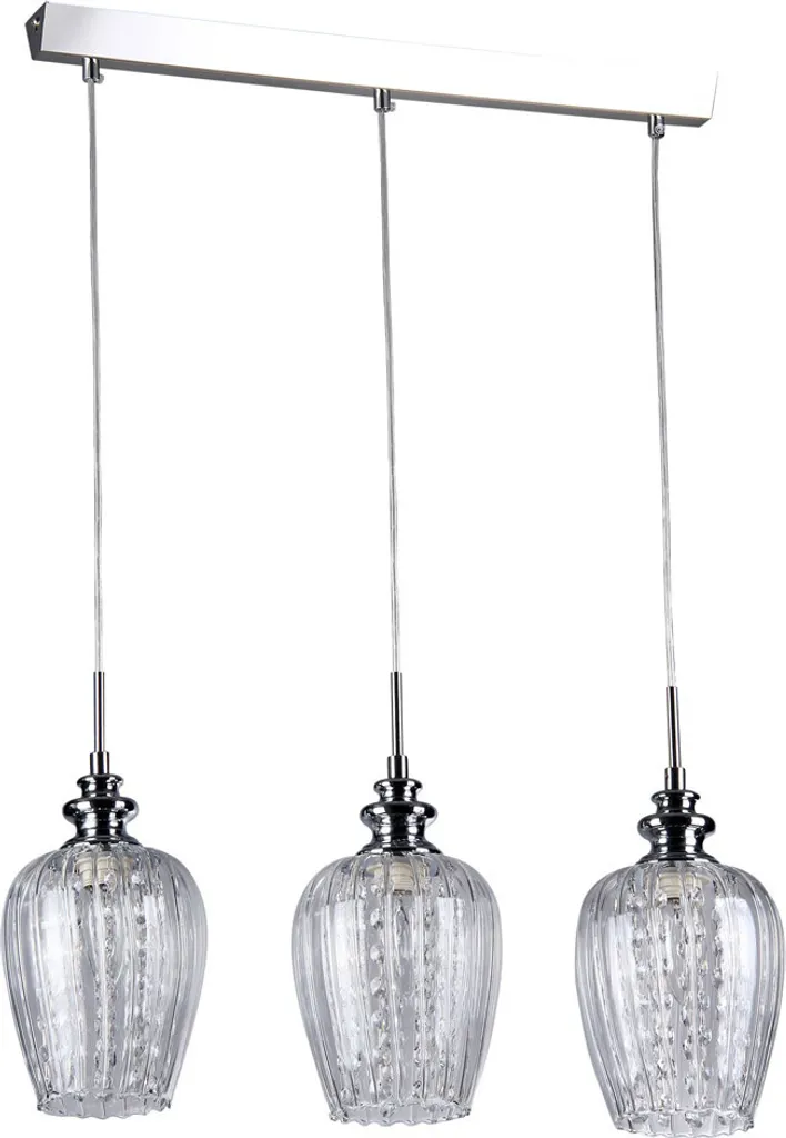 Offerta Lampada Sospensione Nickel E14 - Ultimi Pezzi in Vetro e Metallo