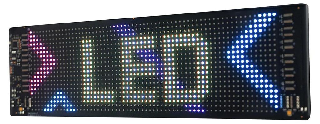 Flexible LED-Anzeige - Anzeigepanel - 1280 LEDs - Steuerung Per App/Fernbedienung/Schalter - USB-Stromversorgung - Flexible FPCB-Leiterplatte - Sch...