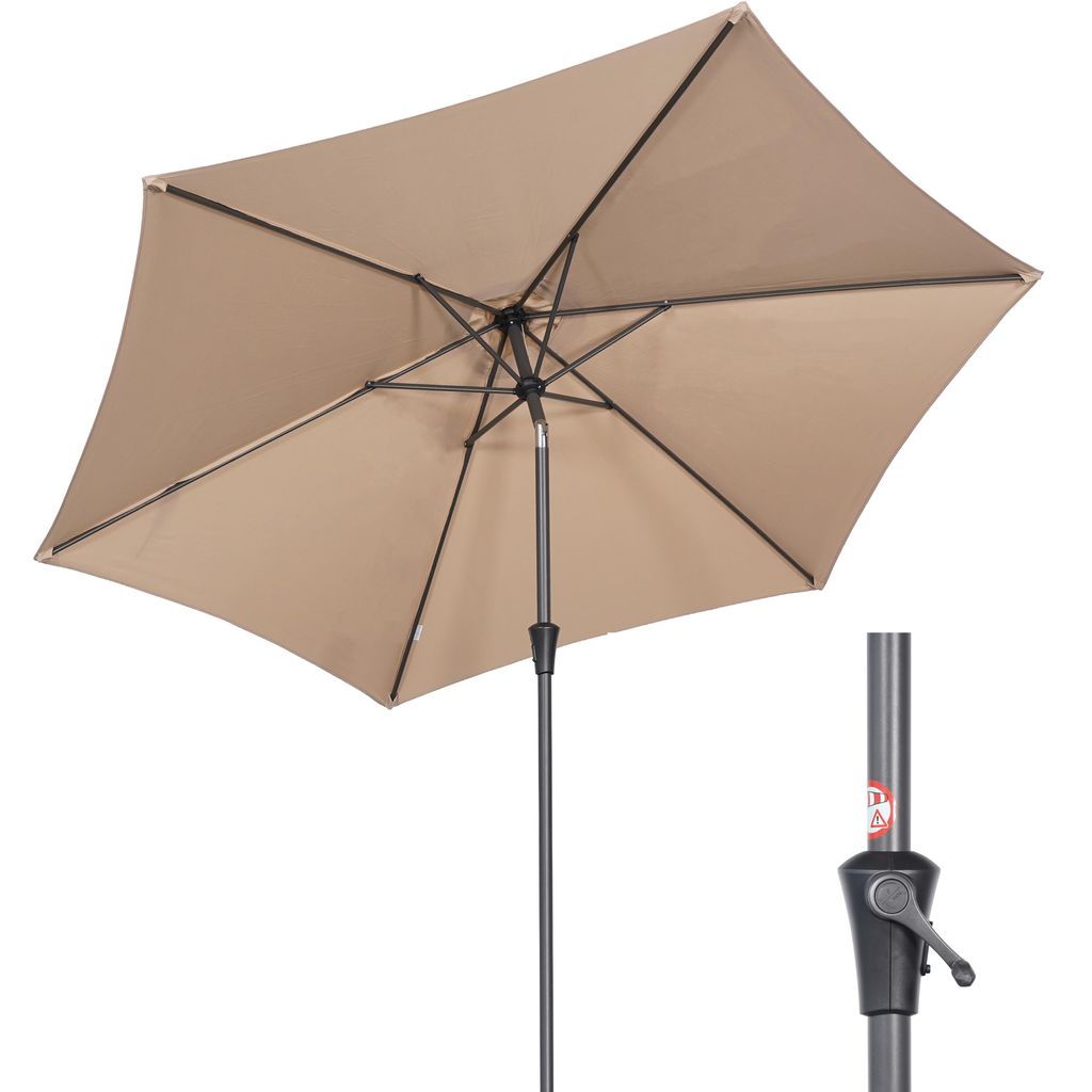 Deuline Alu Sonnenschirm Ø300cm Gartenschirm Produktbild 