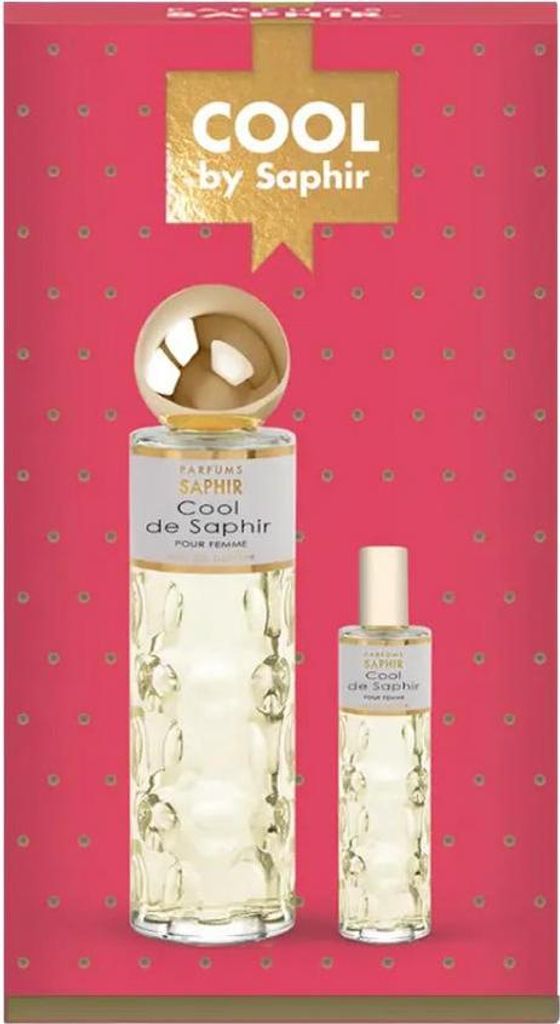 1x Set SAPHIR COOL Eau de Parfum 200 ml + 30 ml Produktbild 