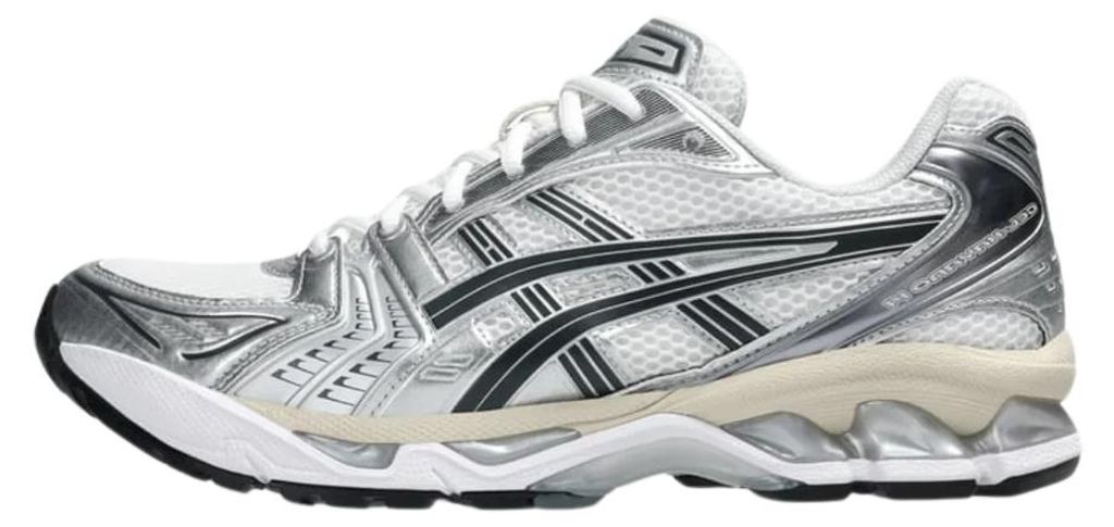 ASICS Gel-Kayano 14, color blanco y gris grafito, talla Imagen del producto 