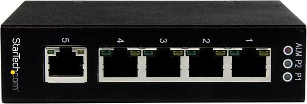 StarTech.com IES51000 Netzwerk-Switch Gigabit Ethernet (10/100/1000) Schwarz
