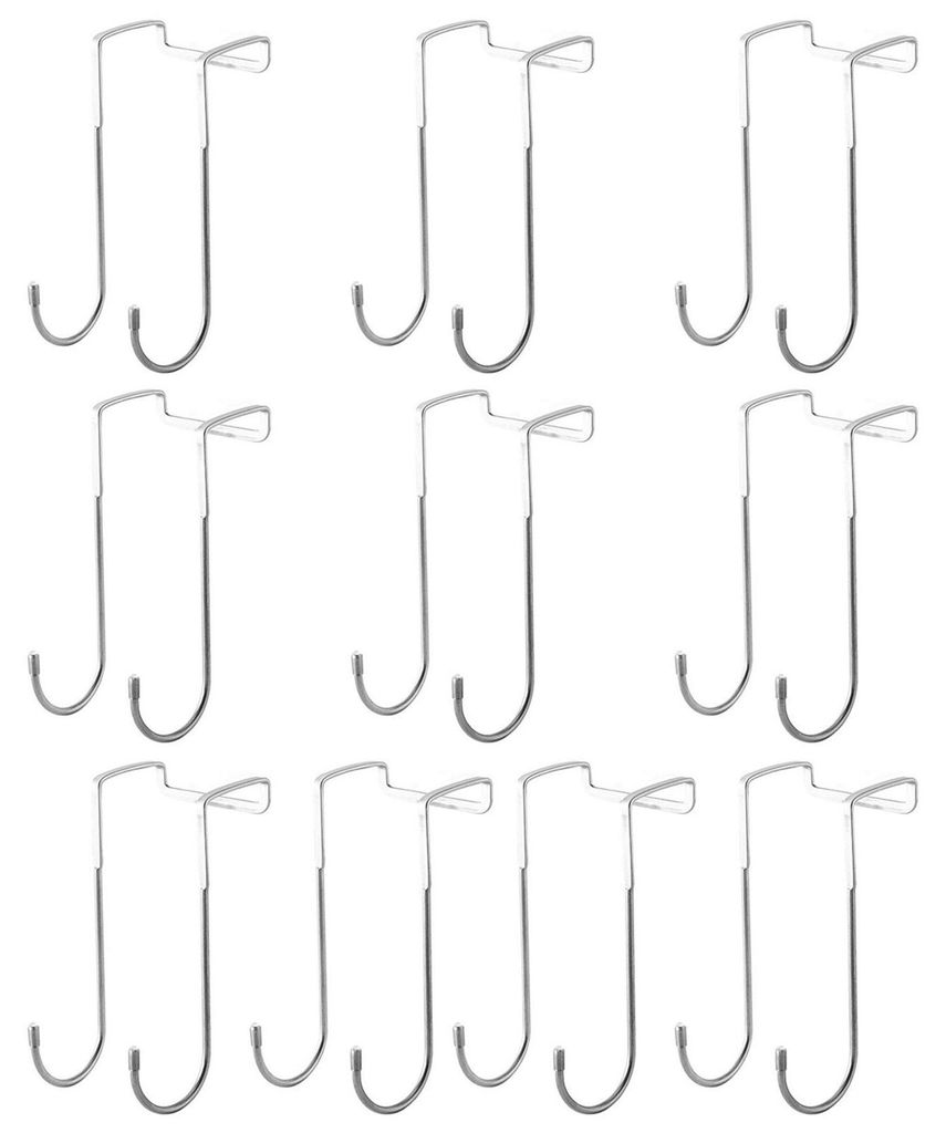 Schranktürhaken, robuster Doppelhaken aus Metall für Kleiderschrank, Küchenschrank, Schublade, Badezimmer, Schlafzimmer, Studentenwohnheim