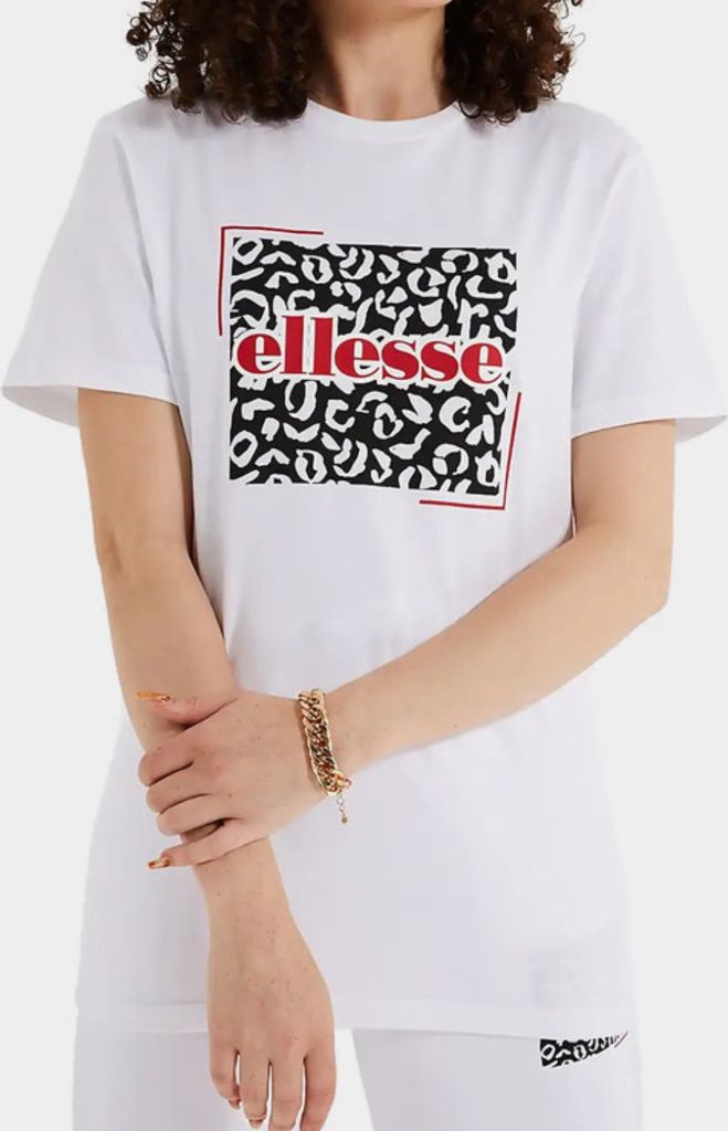Ellesse Damen Padd t-shirt weiß mit Logo M