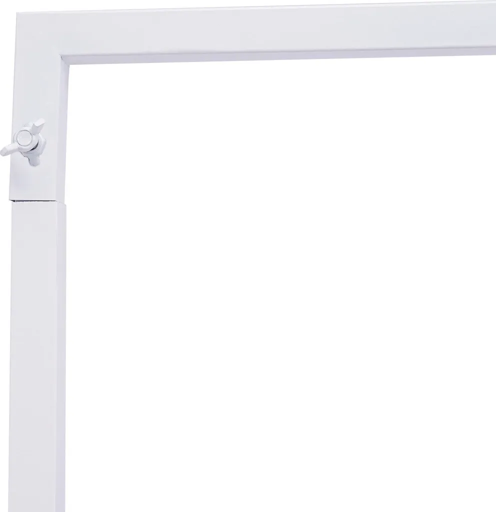 Cadre de mariage blanc robuste en fer forgé structure carrée modulable - 14