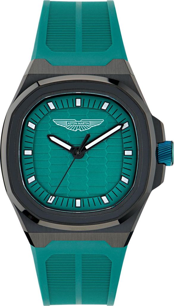 ASTON MARTIN Herren Uhr Analog Quarz AML ICON MTIG1F501 Silikon