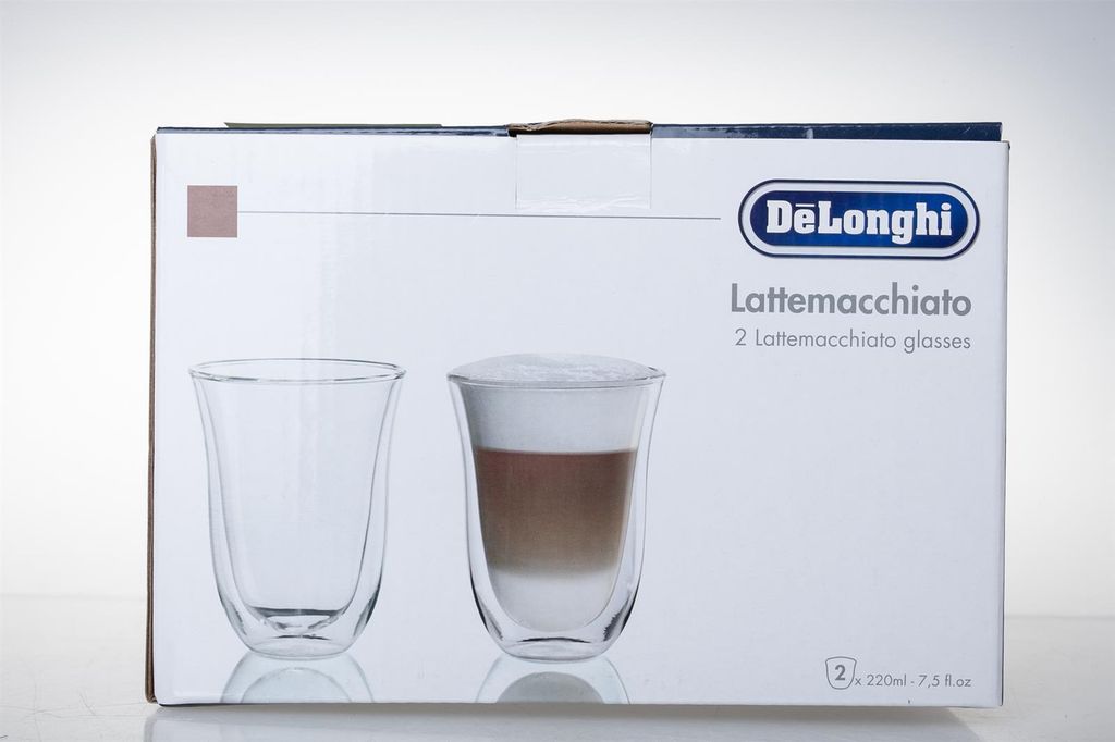 DeLonghi Latte Macchiato 2er Doppelwandiges Thermoglas