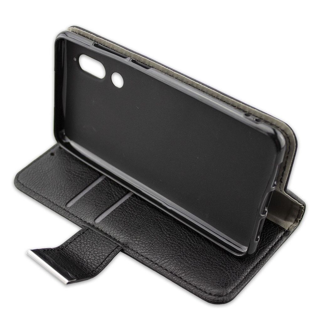 caseroxx Outdoor Tasche für Cubot Power in schwarz aus Echtleder