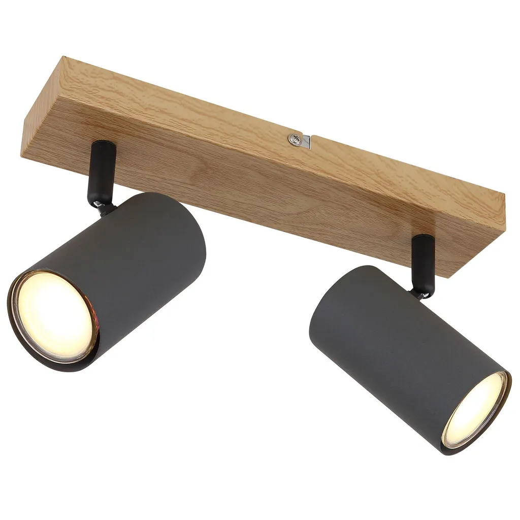Plafoniera GLOBO 57911-2G Robby: Illuminazione Design Nordic Industrial