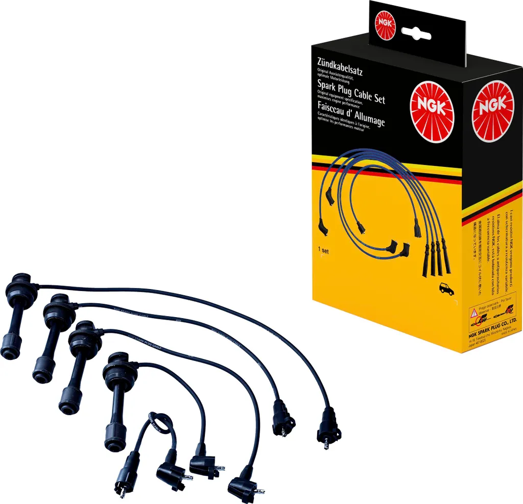 Faisceau d'allumage NGK 5 fils noirs pour moteur TOYOTA CARINA essence