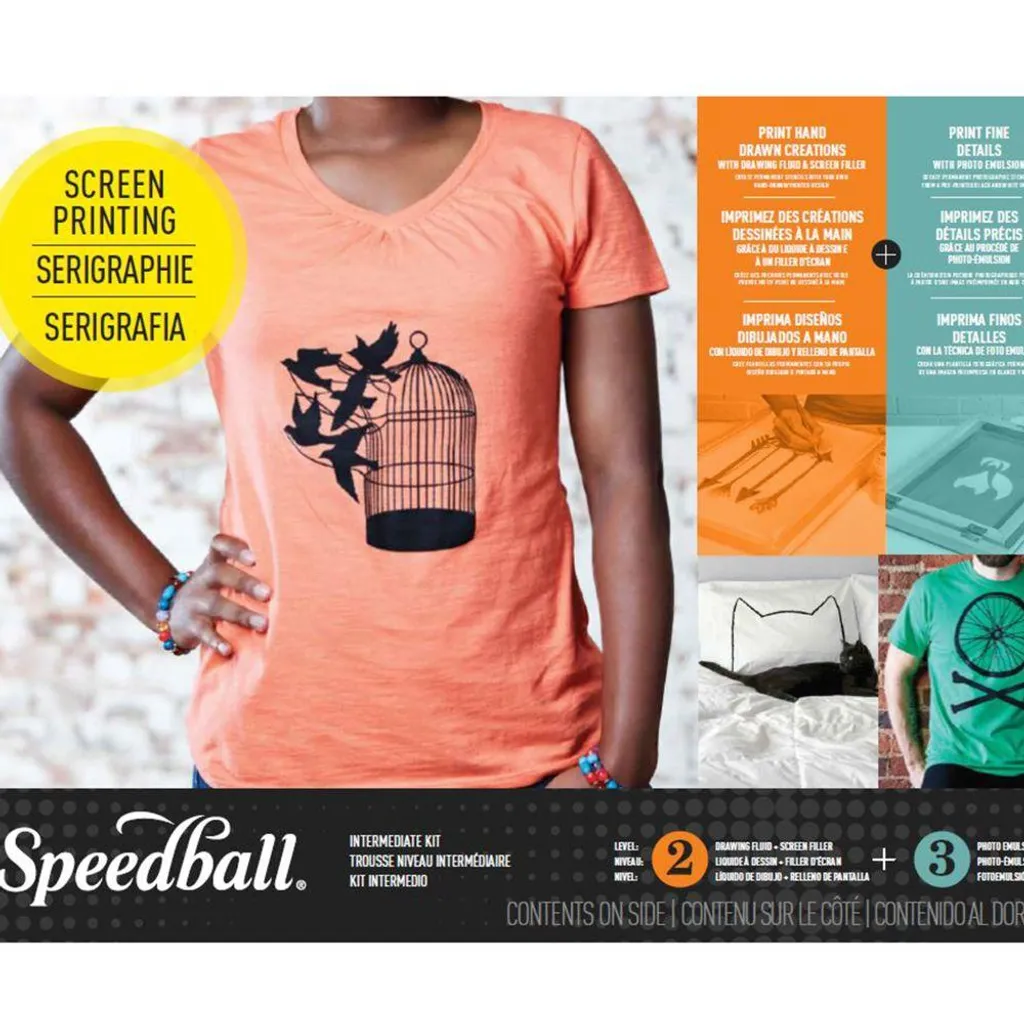 Kit Speedball Intermédiaire robuste avec poteau acier et 2 raquettes de jeu