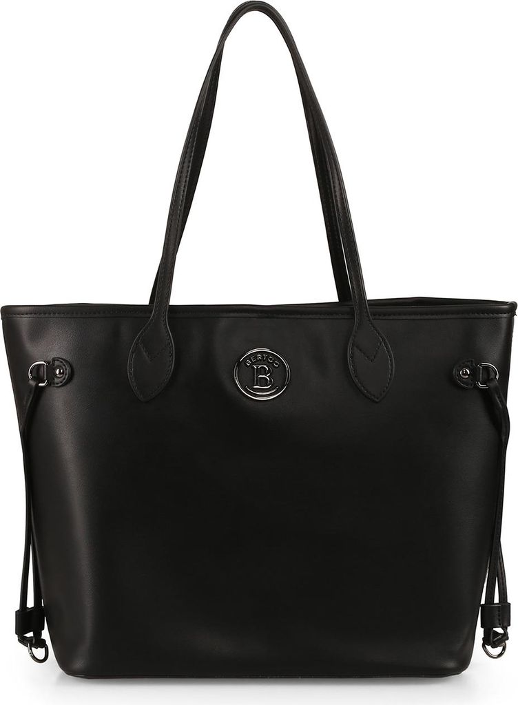 Damenhandtasche BERTOO Ginevra schwarz/grau