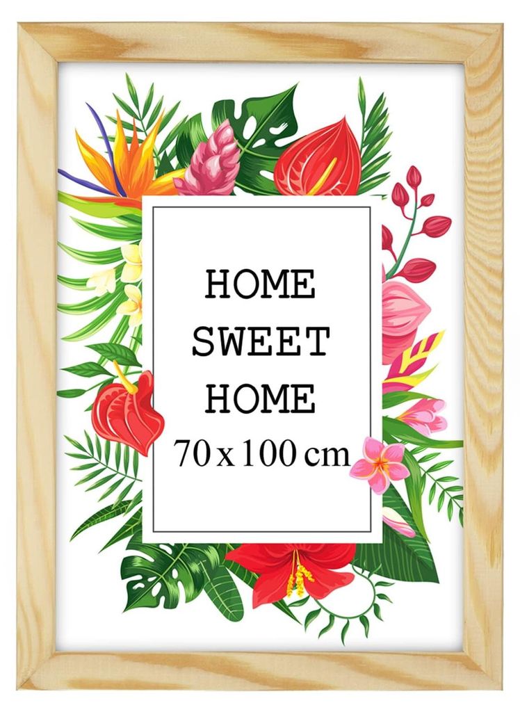 MG Design, přírodní rámy na obrázky, 70 x 100 cm – vyrobené Obrázek produktu 