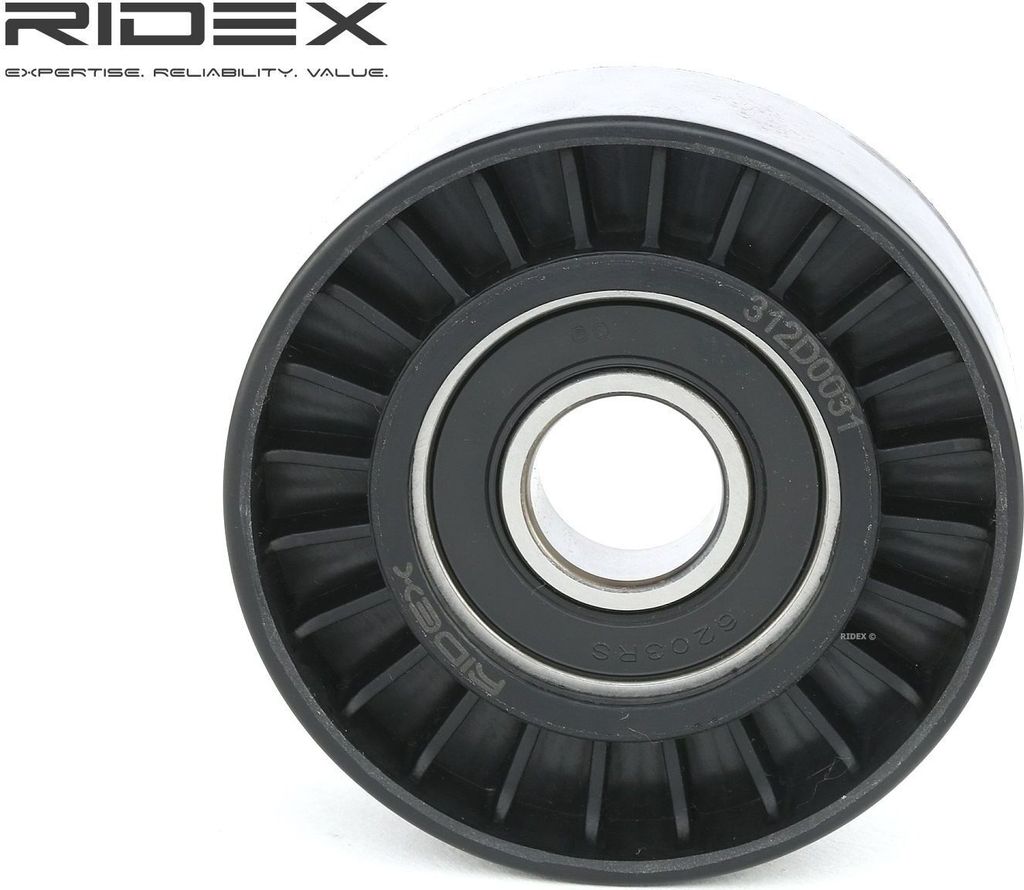 RIDEX 312D0031 - OE 1662020119 Umlenkrolle, Keilrippenriemen für A-Klasse (W168), A-Klasse (W169), B-Klasse (W245), Vaneo (414)