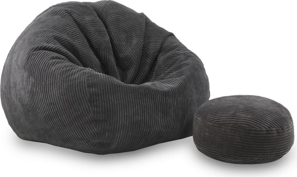 Kreslo Pouffe Sack Corduroy - Mäkké a pohodlné - Moderné - Obrázok produktu 