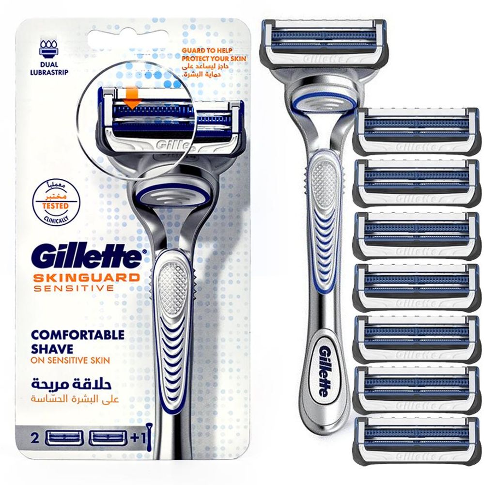 Žiletky Gillette SkinGuard Sensitive, balenie po 8 kusoch + Obrázok produktu 