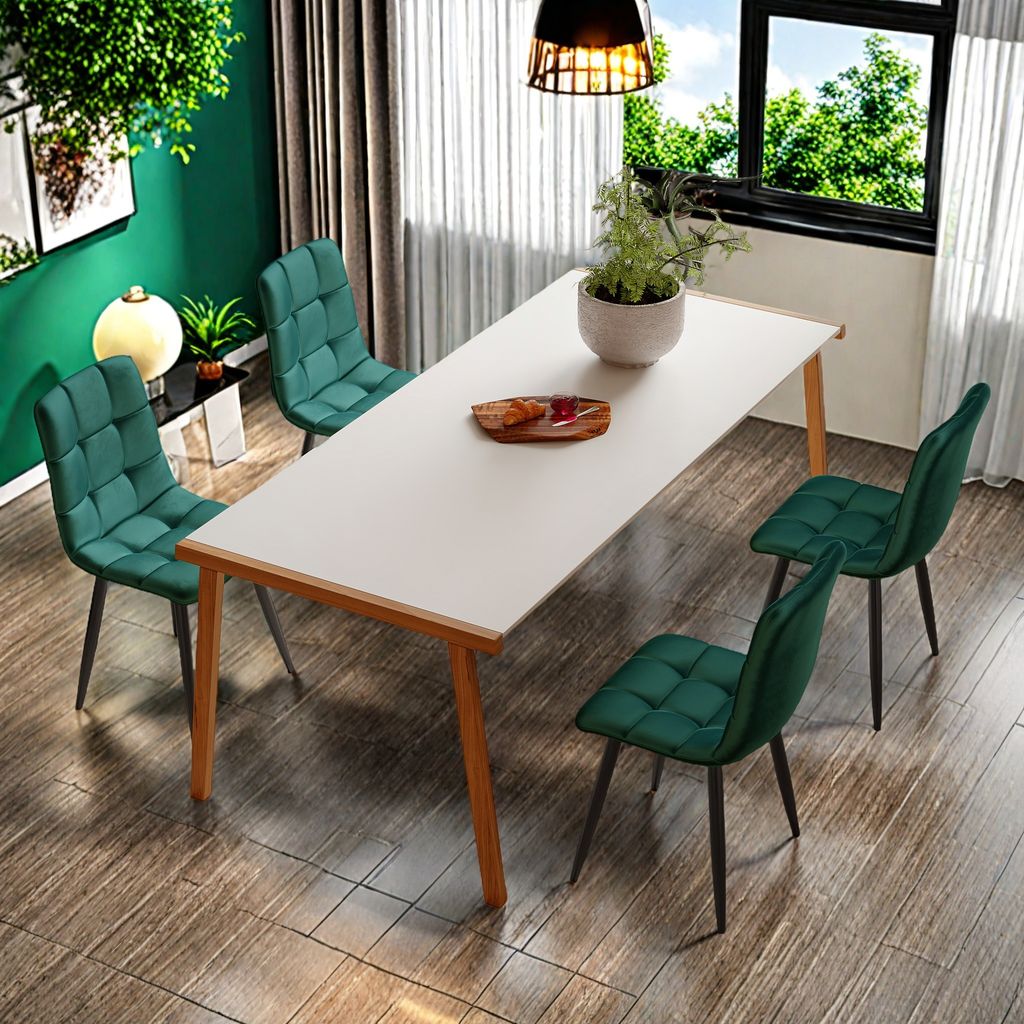 UnboxG set di 4 sedie da pranzo con schienale, sedia da Immagine del prodotto 