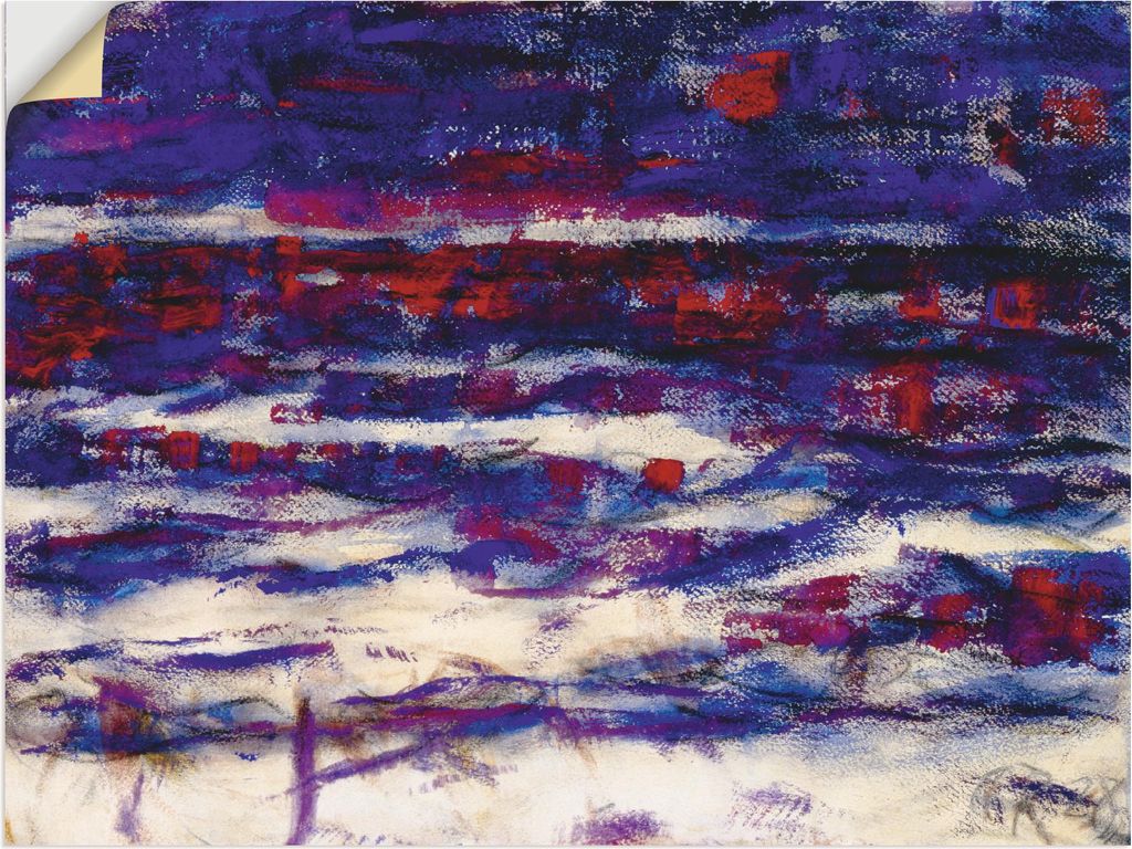 ARTland Wandbild, selbstklebend Ostseestrand bei Ahlbeck Größe: 60x45 cm