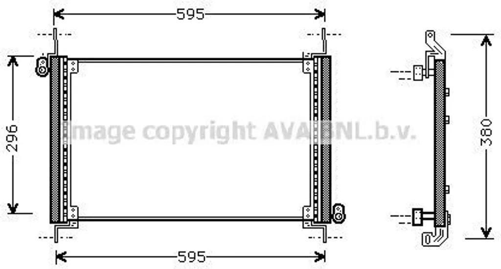 Plus de fuite de clim avec le Condenseur PRASCO FT5187 pour Fiat Bravo
