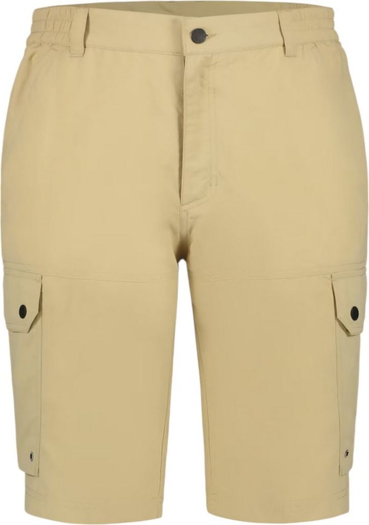 Icepeak Herren Shorts, knielange Freizeithose in Beige, einfarbiges Design