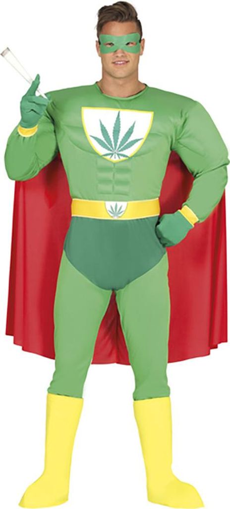 Guirca Marijuana Superhelden Männerkostüm  2XL  2XL Produktbild 