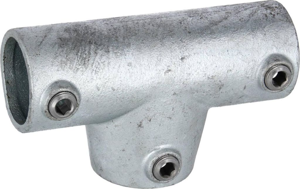 Rohrverbinder T-Verbinder lang 1" (33,7 mm), verstellbar 0-11° AVERDE