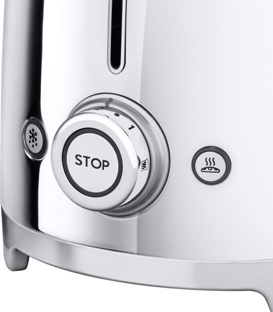 Smeg TSF01SSEU chrom 2-Scheiben-Toaster  950 Watt  Produktbild 20