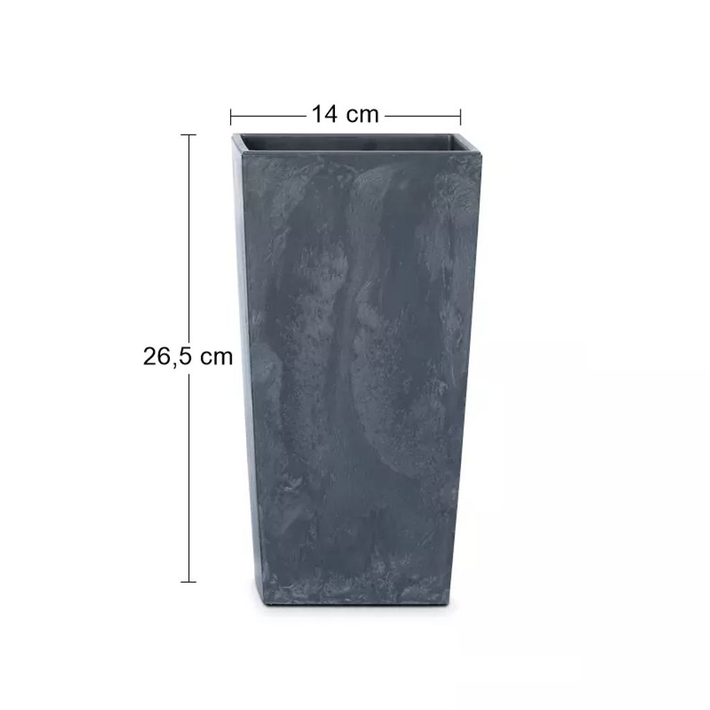 Doniczka Urbi Special ciemnoszara 14 cm Zdjęcie produktu 2