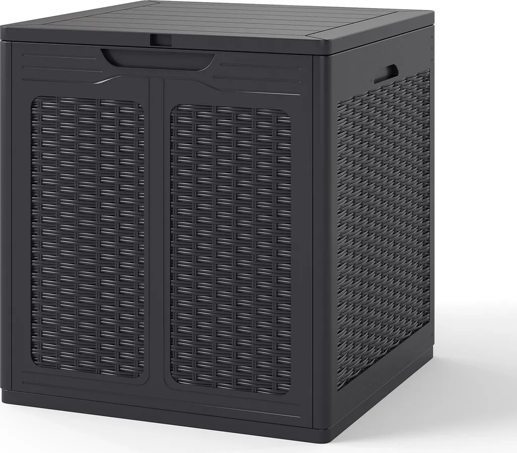 Baule Esterno 145L Impermeabile COSTWAY: Box Porta Cuscini Terrazza - 1