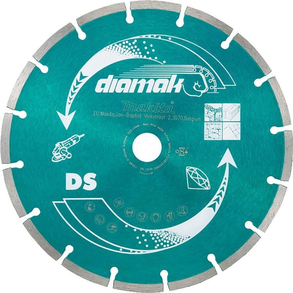 Disco diamantato D-61139 D.125mm Foro 22,23mm DIAMAK Immagine del prodotto 