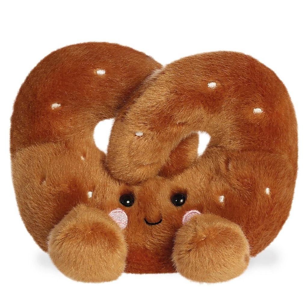Twist-Brezel 13 cm, Aurora, Plüschbrezel, Brezel Produktbild 