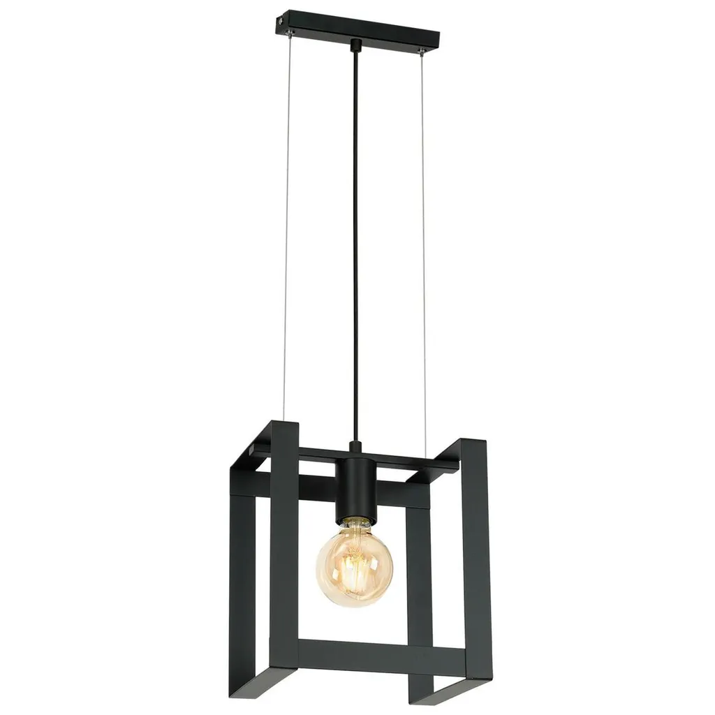 Lampe de cuisine industrielle Kartel noire pour table à manger et salon