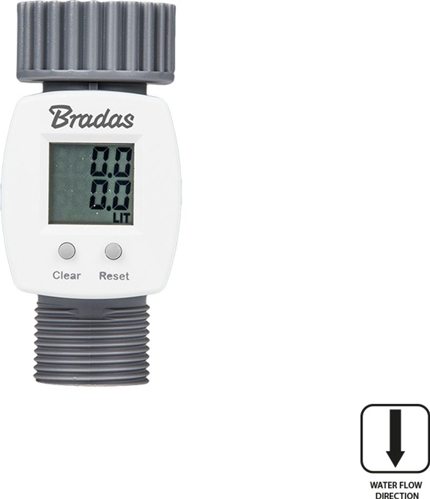 Wodomierz cyfrowy Bradas WL-3110 WHITE LINE 3/4" Zdjęcie produktu 