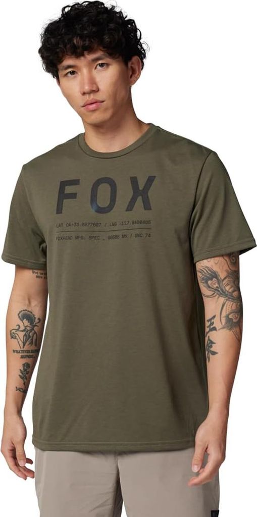 Fox Non Stop SS Tech Tee Olive Green L